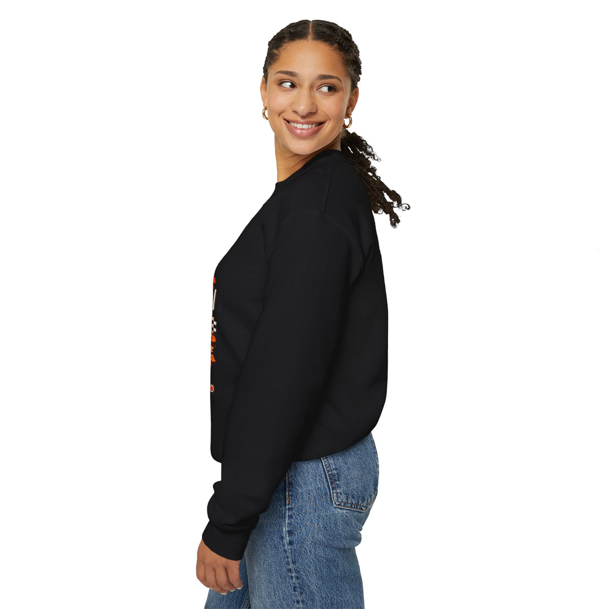 Crewneck Black "Fall I thought you said Football" Sweater